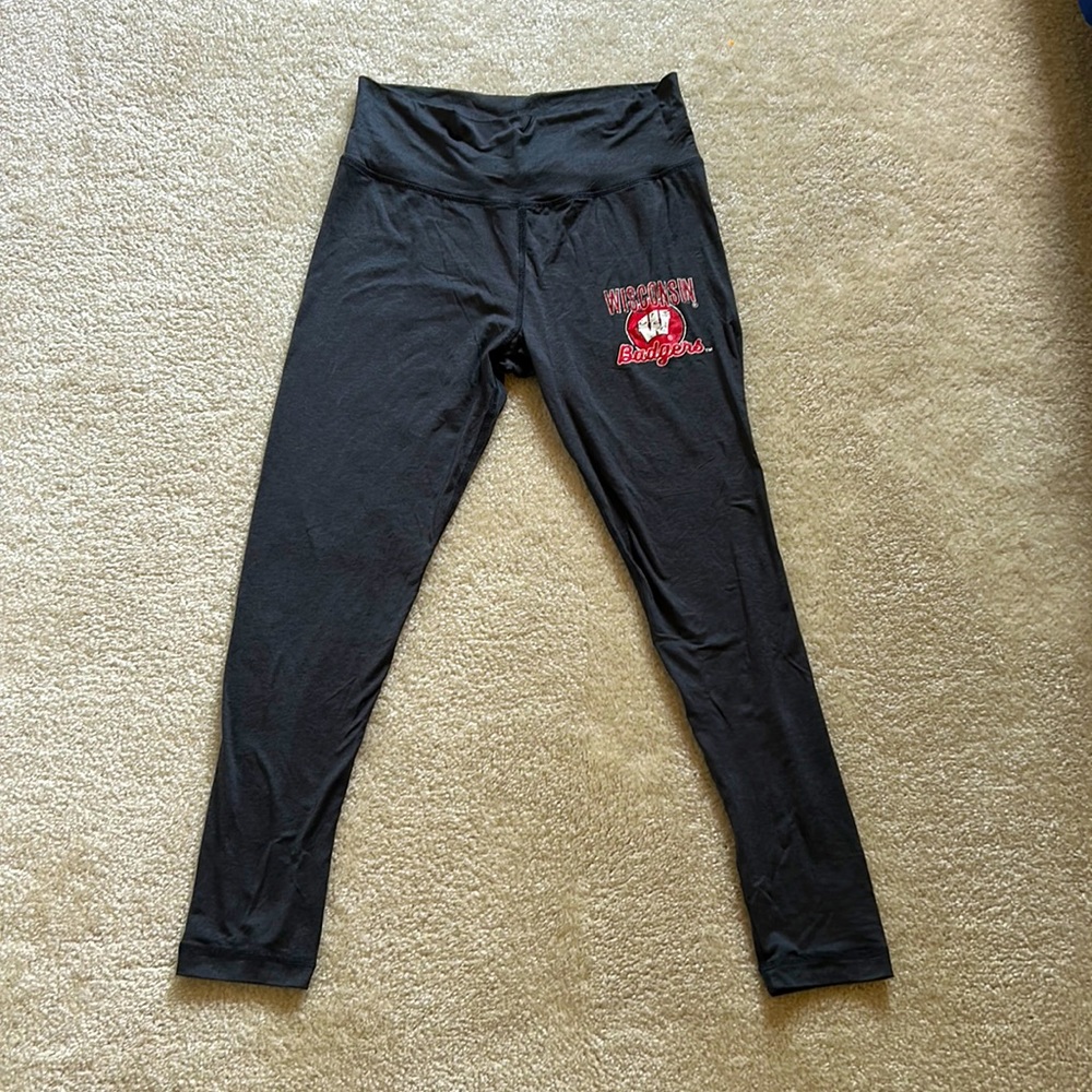 Women’s Wisconsin Badgers Gray Leggings